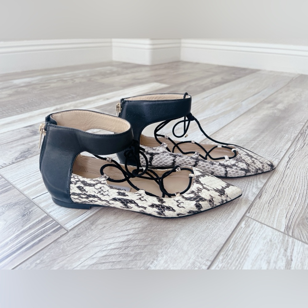 Jimmy Choo Jimmy Choo - Python leather ballerina flats - Picture 10 of 16